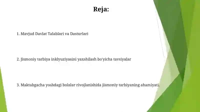 Maktabgacha yoshdagi bolalar uchun jismoniy tarbiya resurslari 2