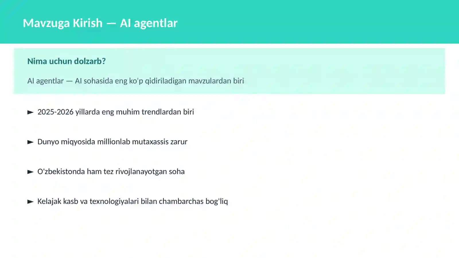 AI agentlar 2