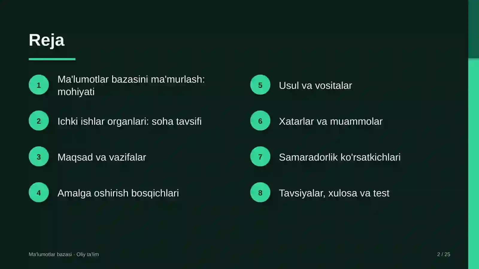 [Ichki ishlar organlarida ma'lumotlar bazasini ma'murlash] 2