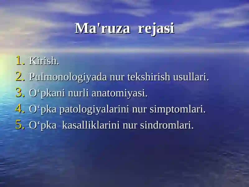 NAFAS OLISH TIZIMI 2