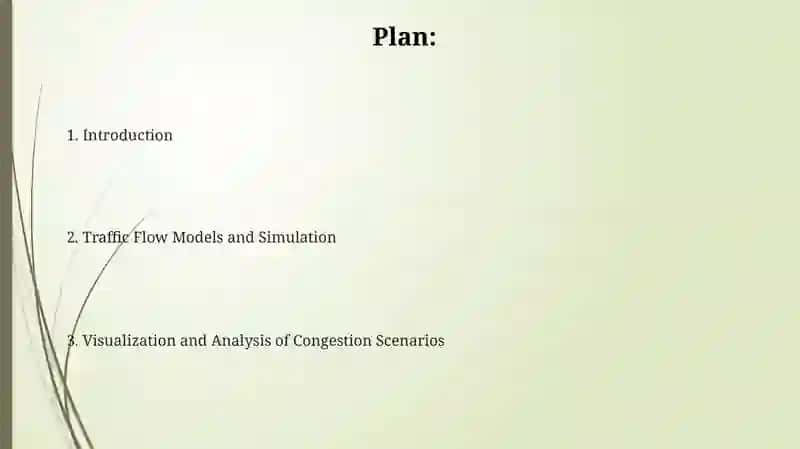 Visual Simulation of Traffic Flow in Congested Areas 2