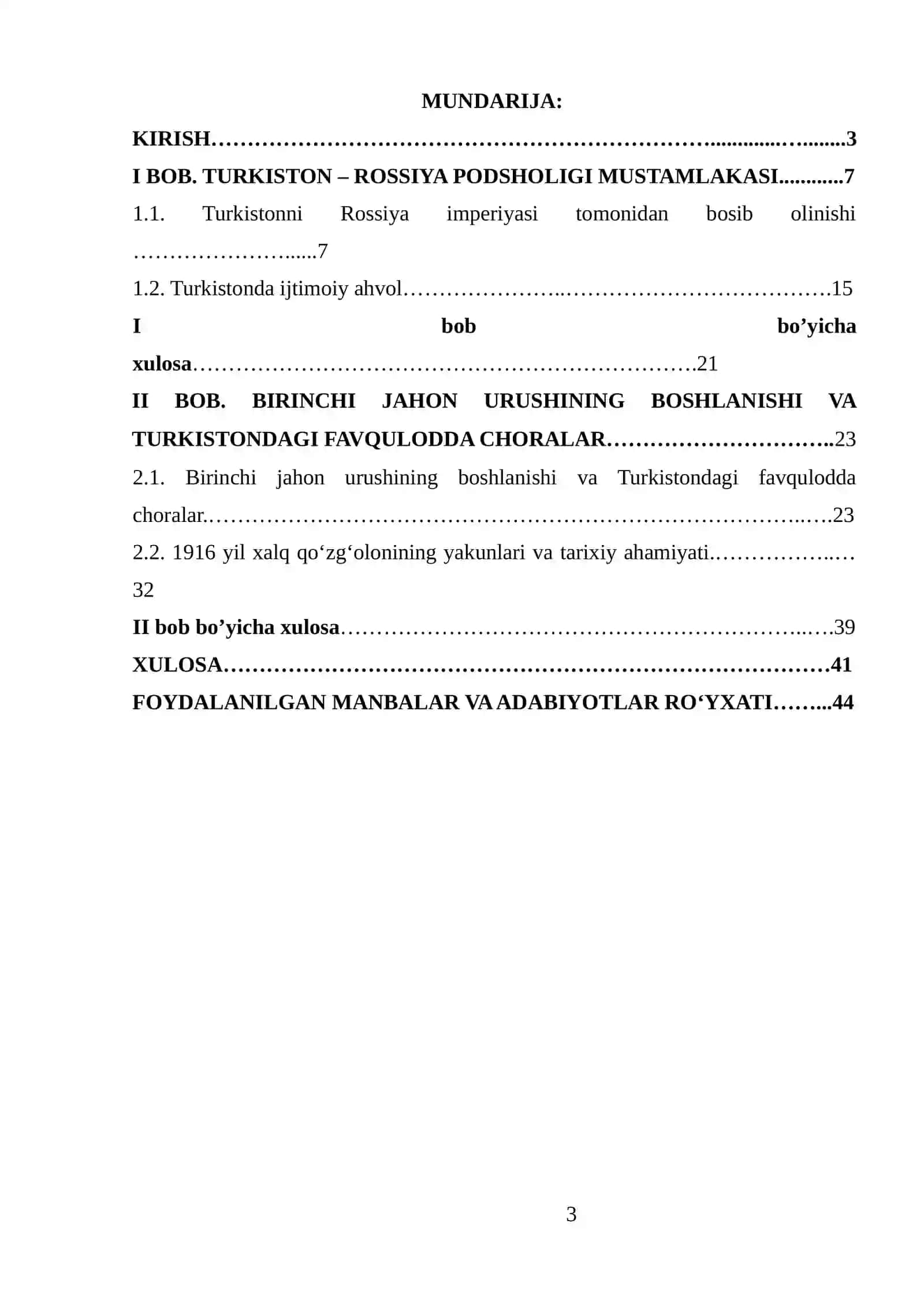 Birinchi jahon urushi davrida turkiston o‘lkasining ijtimoiy-iqtisodiy hayoti 2