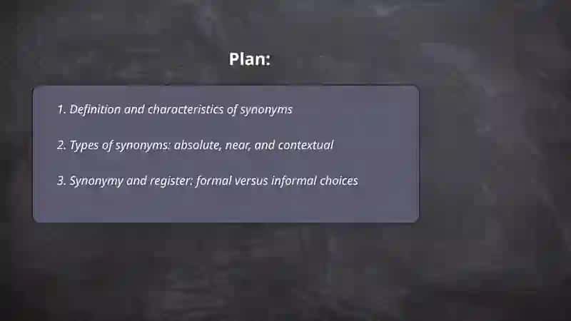 Synonyms 2