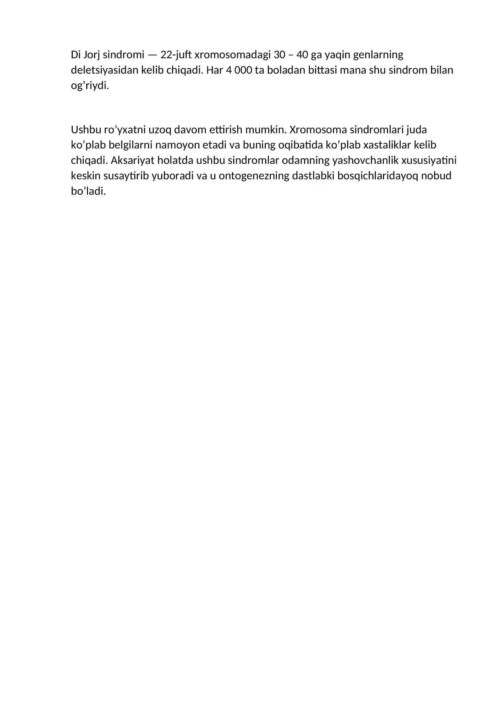 Autosoma trisomik sindromlar 2