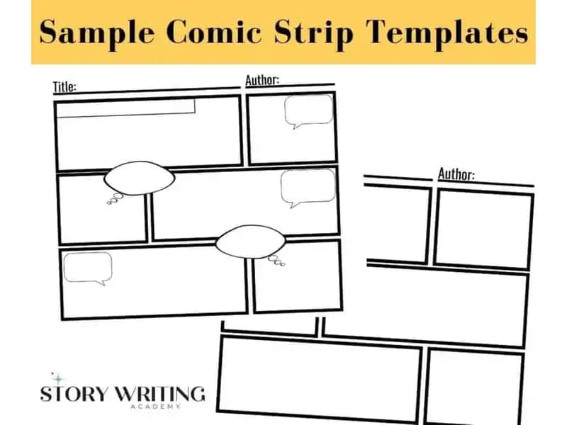 Comic Strip or Graphic Novel Template 2