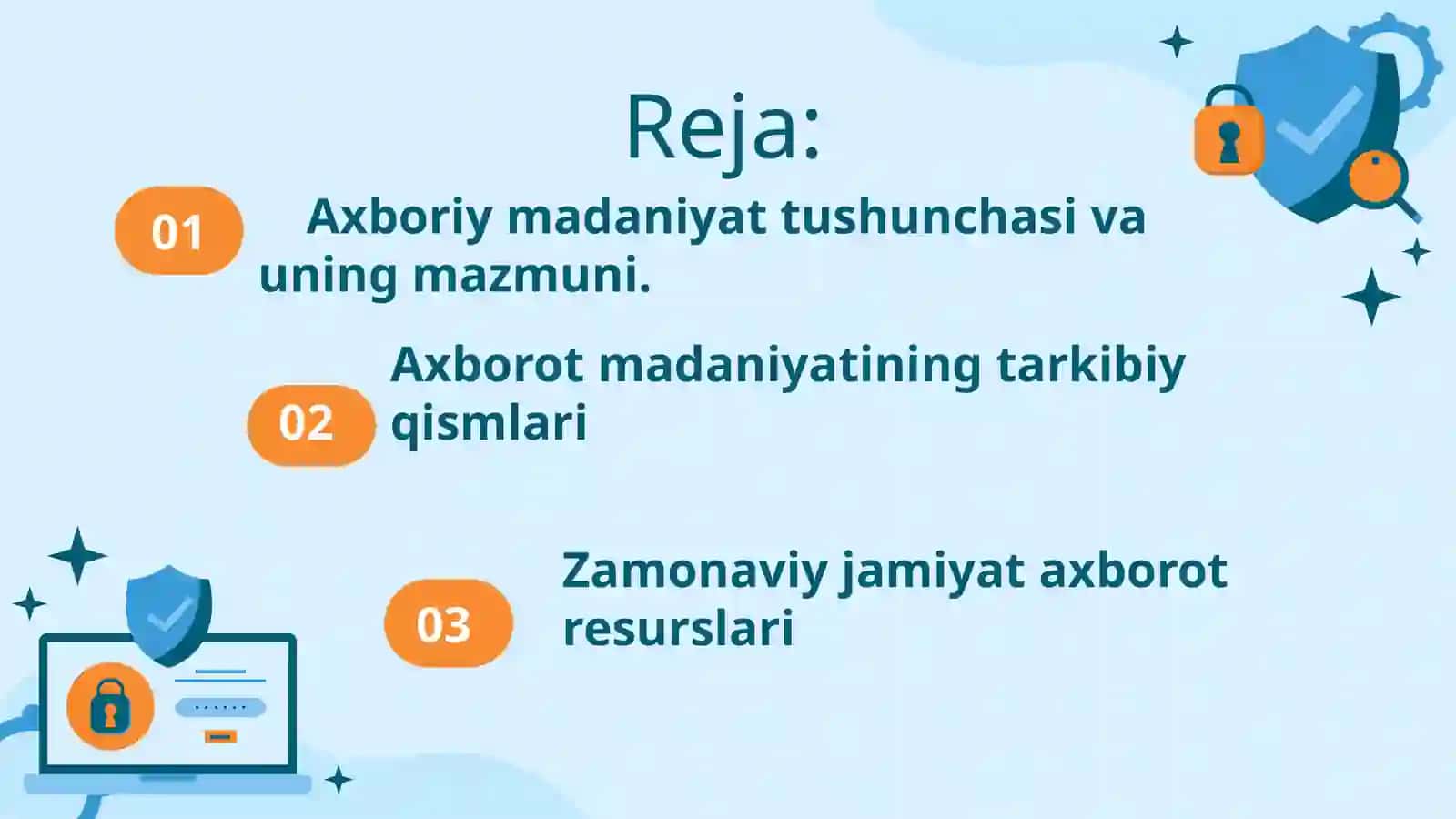 Axborotdan foydalanish madaniyati 2