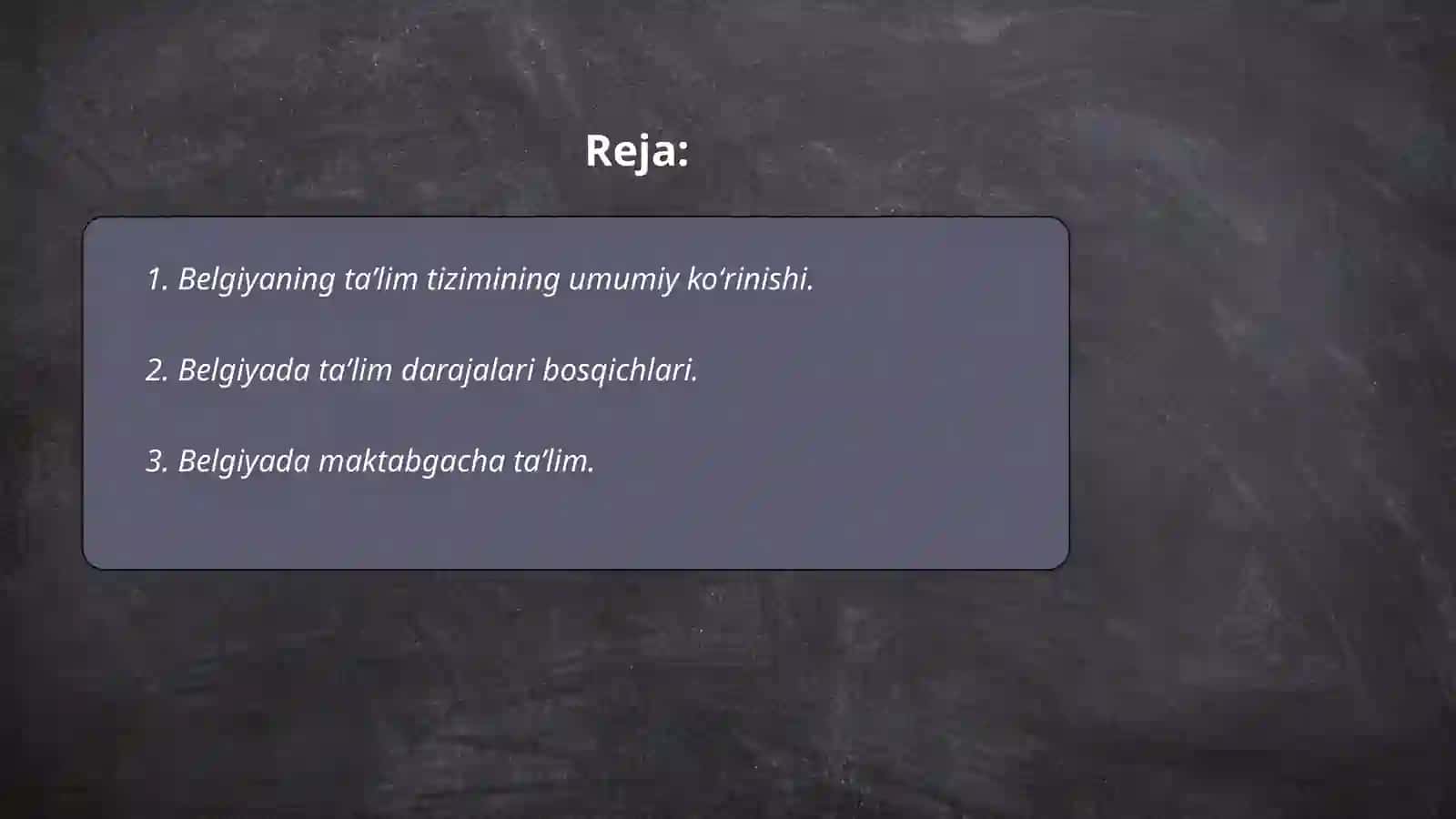 Belgiya taʼlim tizimi 2
