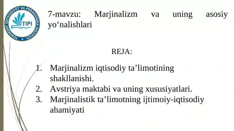 Marjinalizm va uning asosiy yo‘nalishlari 2
