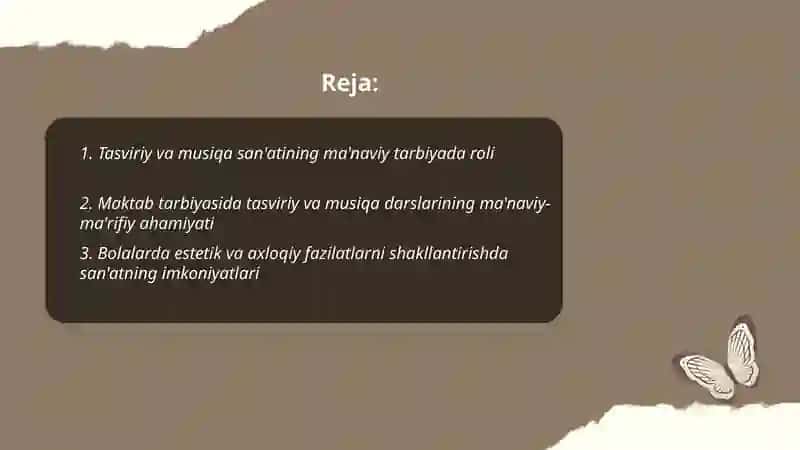 Ma'naviy tarbiyada tasviriy va musiqa san'ati 2