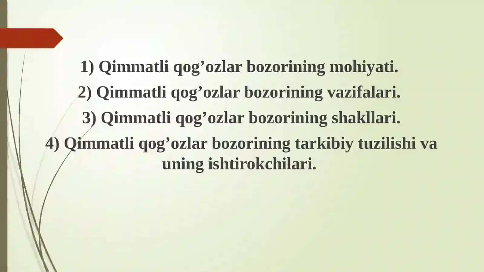 Qimmatliqog’ozlarbozoriningmohiyativauningtarkibiytuzilmasi 2