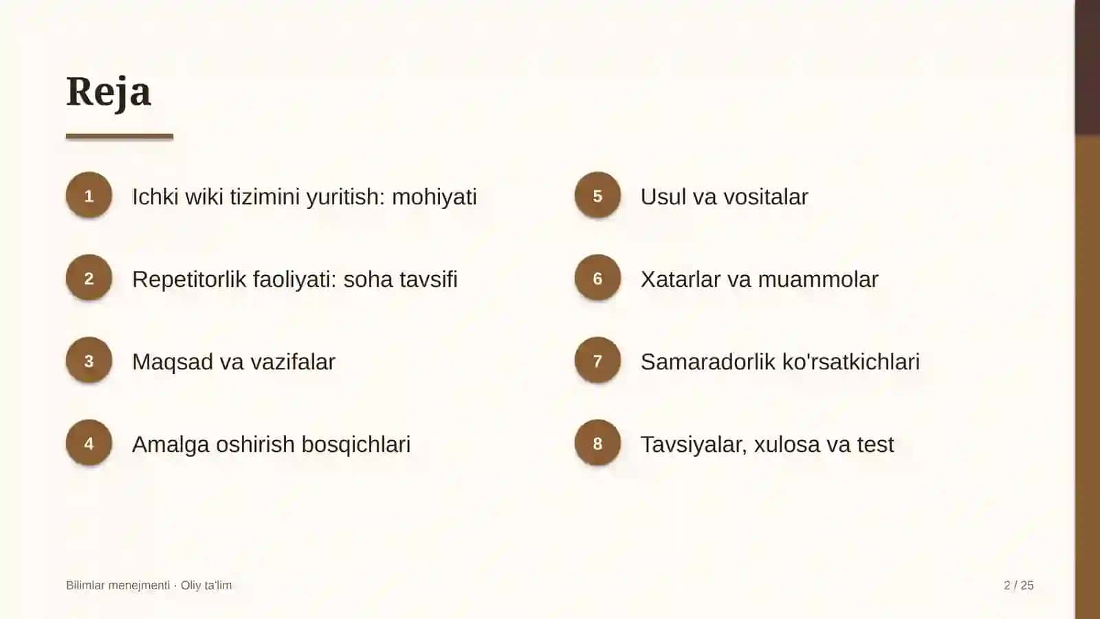 repetitorlik faoliyatida ichki wiki tizimini yuritish 1825 2