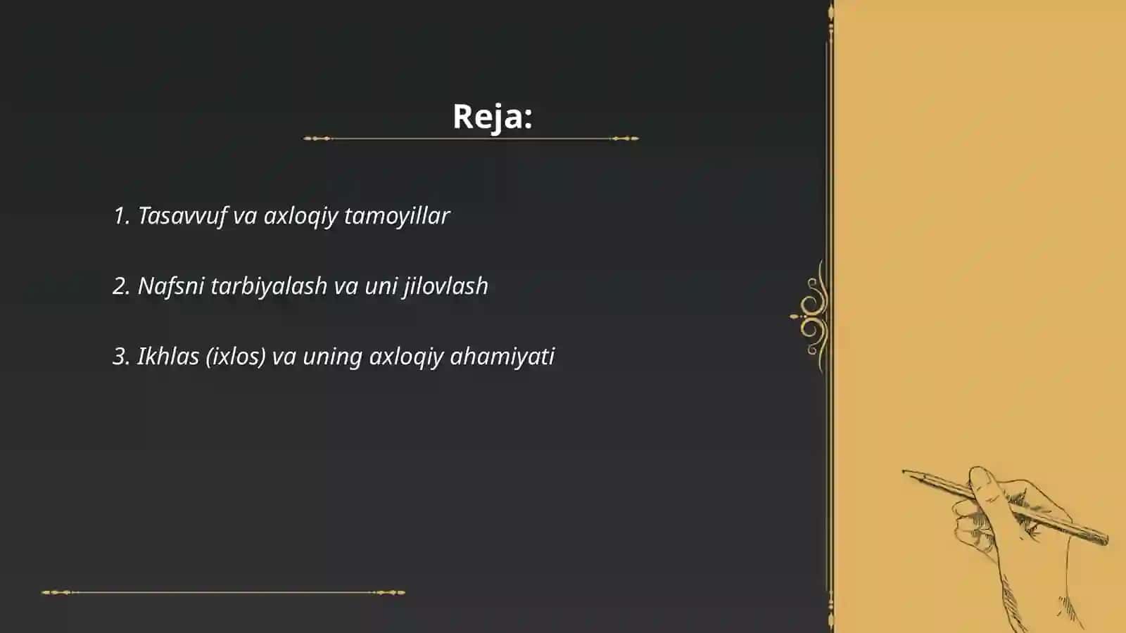 Tasavvufda axloqiy talimotlar 2