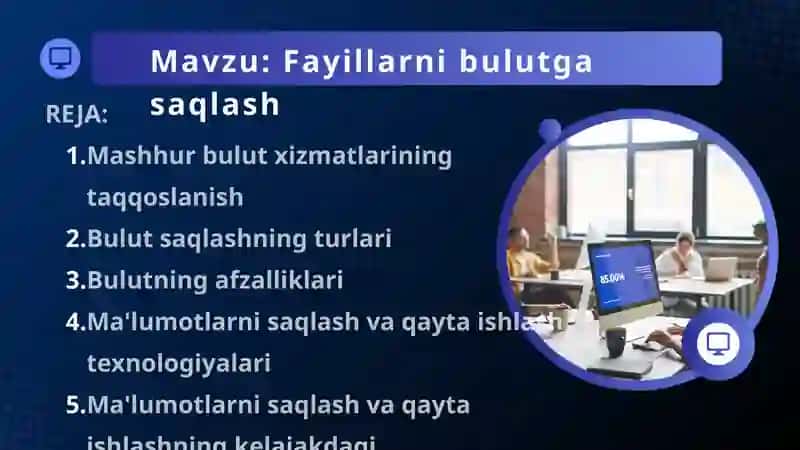 Fayillarni bulutga saqlash 2