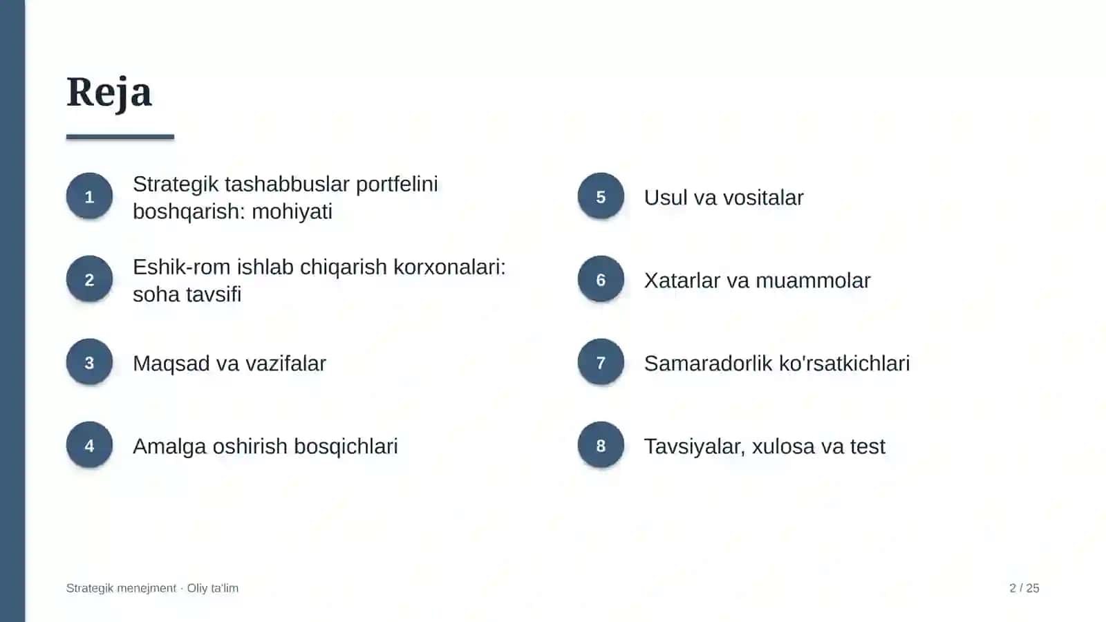 eshik rom ishlab chiqarish korxonalarida strategik tashabbuslar portfelini boshqarish 2970 2