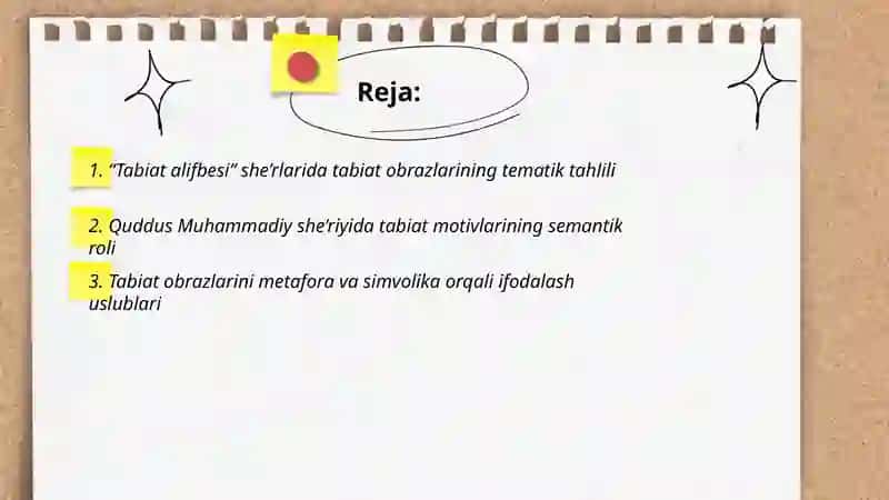 Tabiat alifbesi 2