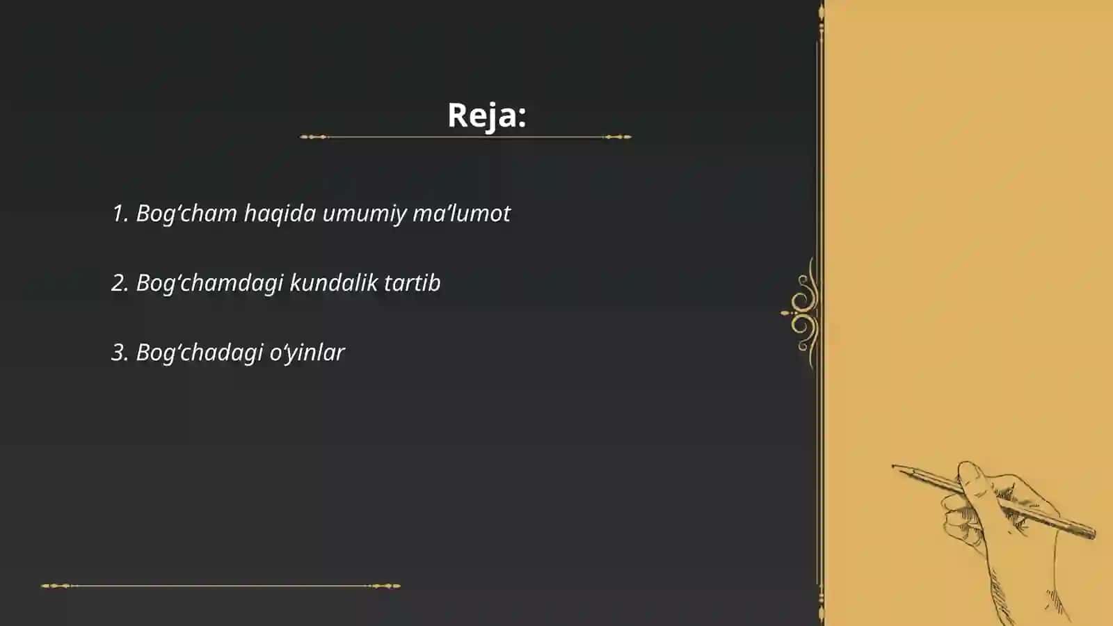 Mening bogʻcham mavzusi 2