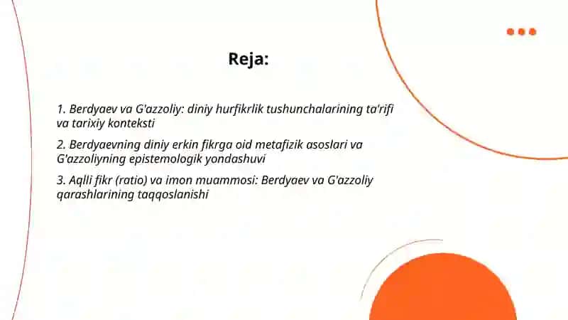 "Din va hurfikrlik" 2