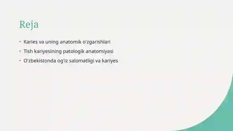 Kariesni patalogik anatomiyasi 2
