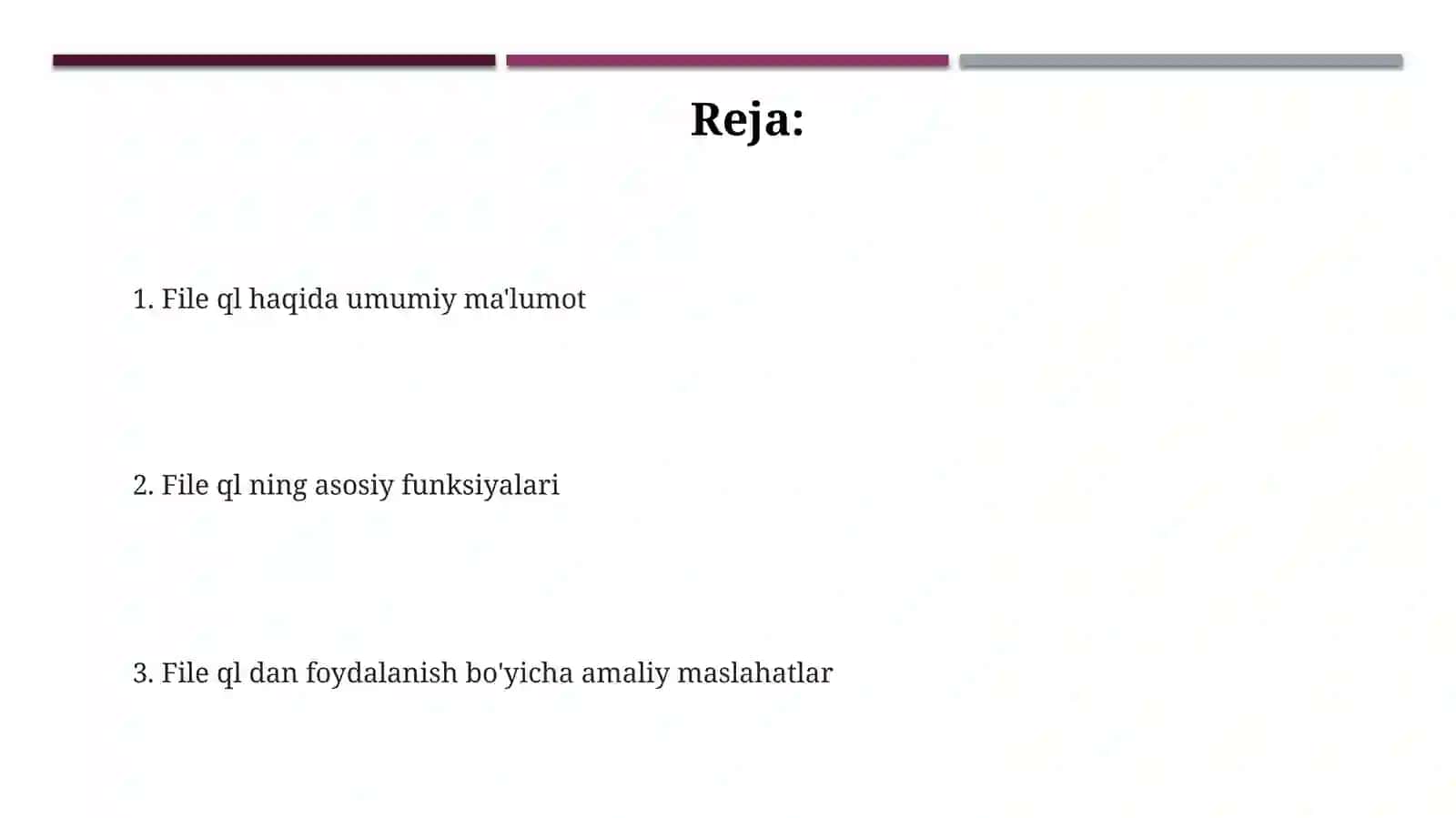 FileQL – bu fayllarni so'rov qilish uchun SQLga o'xshash interfeys 2