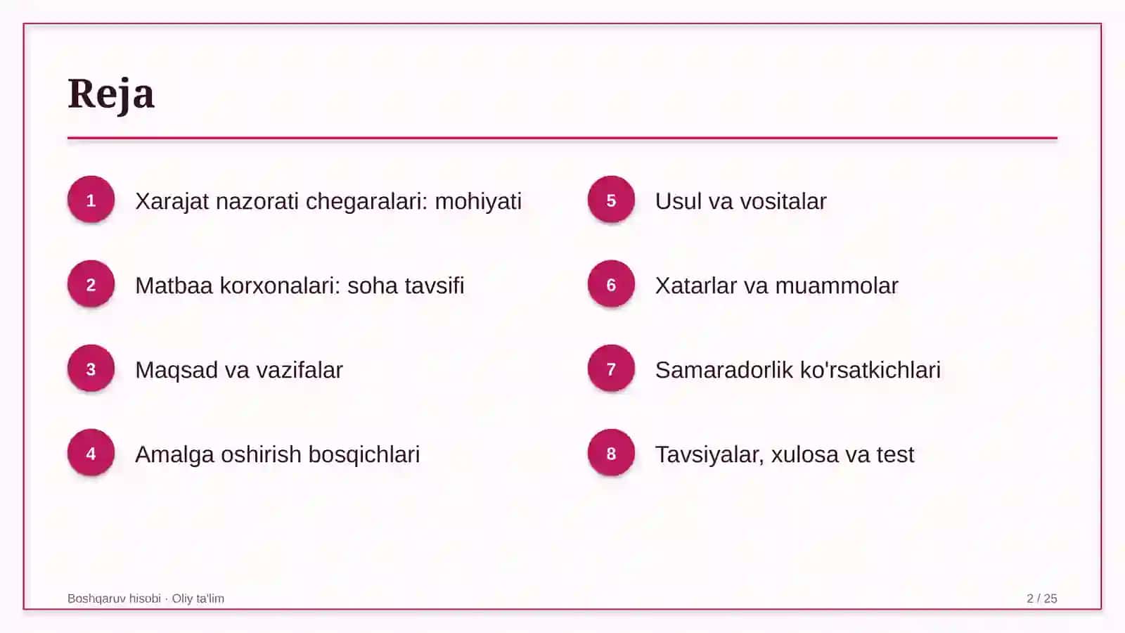 matbaa korxonalarida xarajatlarni nazorat qilish chegaralarini belgilash 7660 2