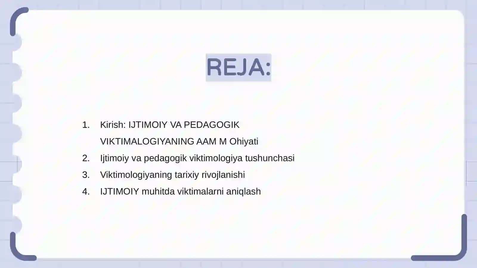 IJTIMOIY VA PEDAGOGIK VIKTIMALOGIYA 2