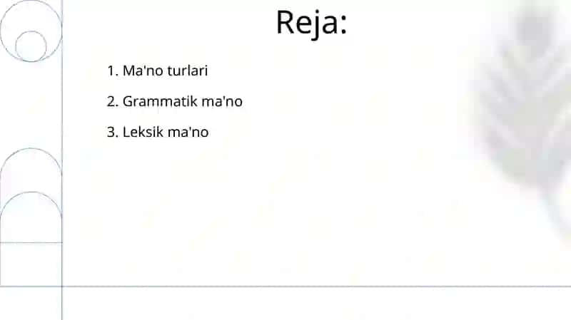 Leksikal ma'no 2