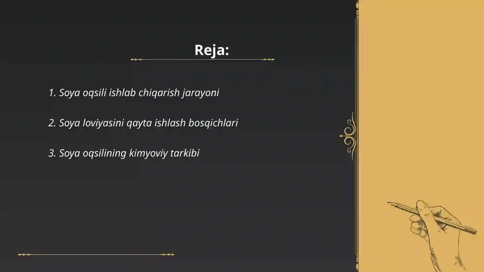 Soya oqsili olish texnologiyasi 2