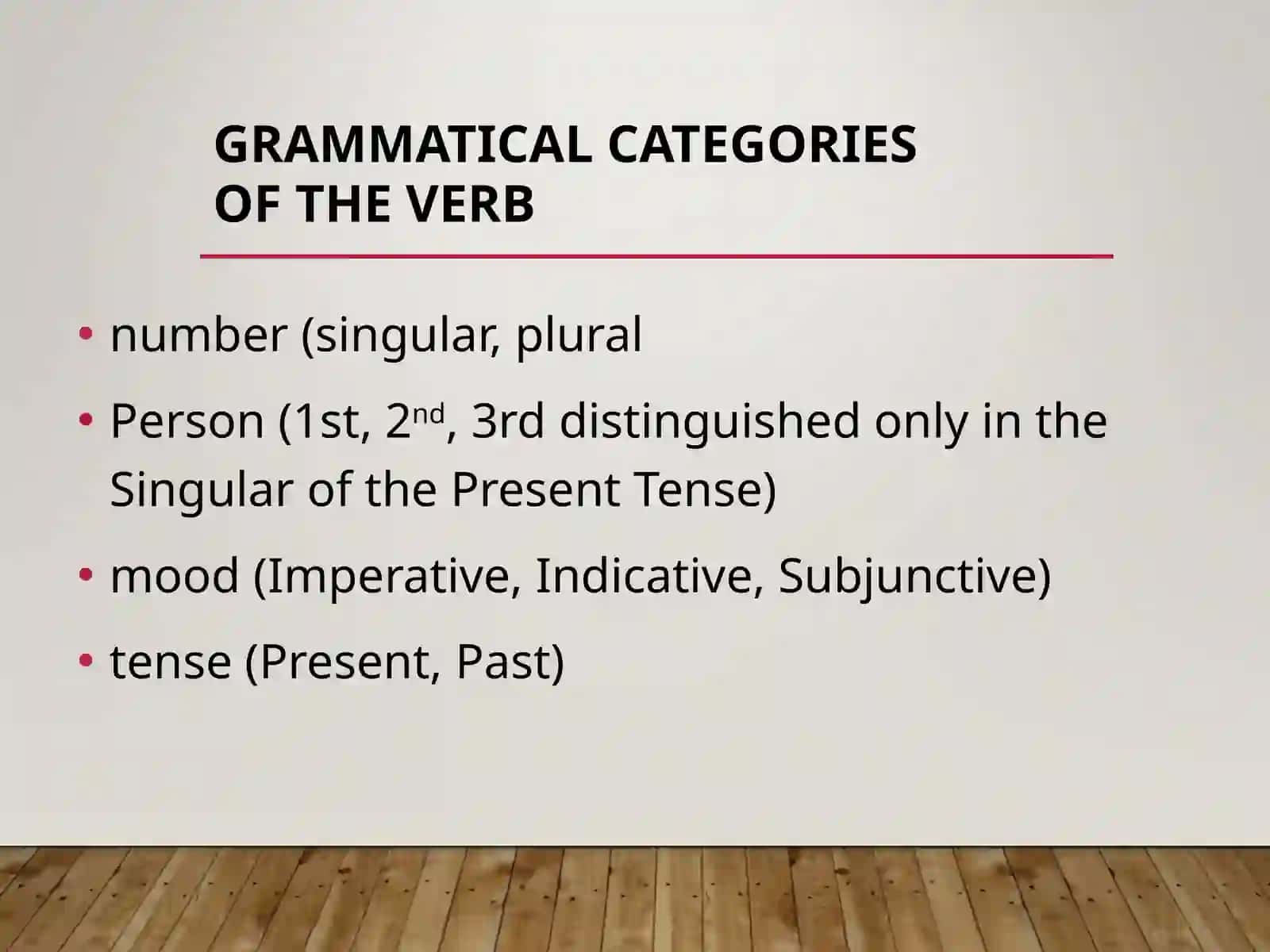 OLD ENGLISH VERB 2