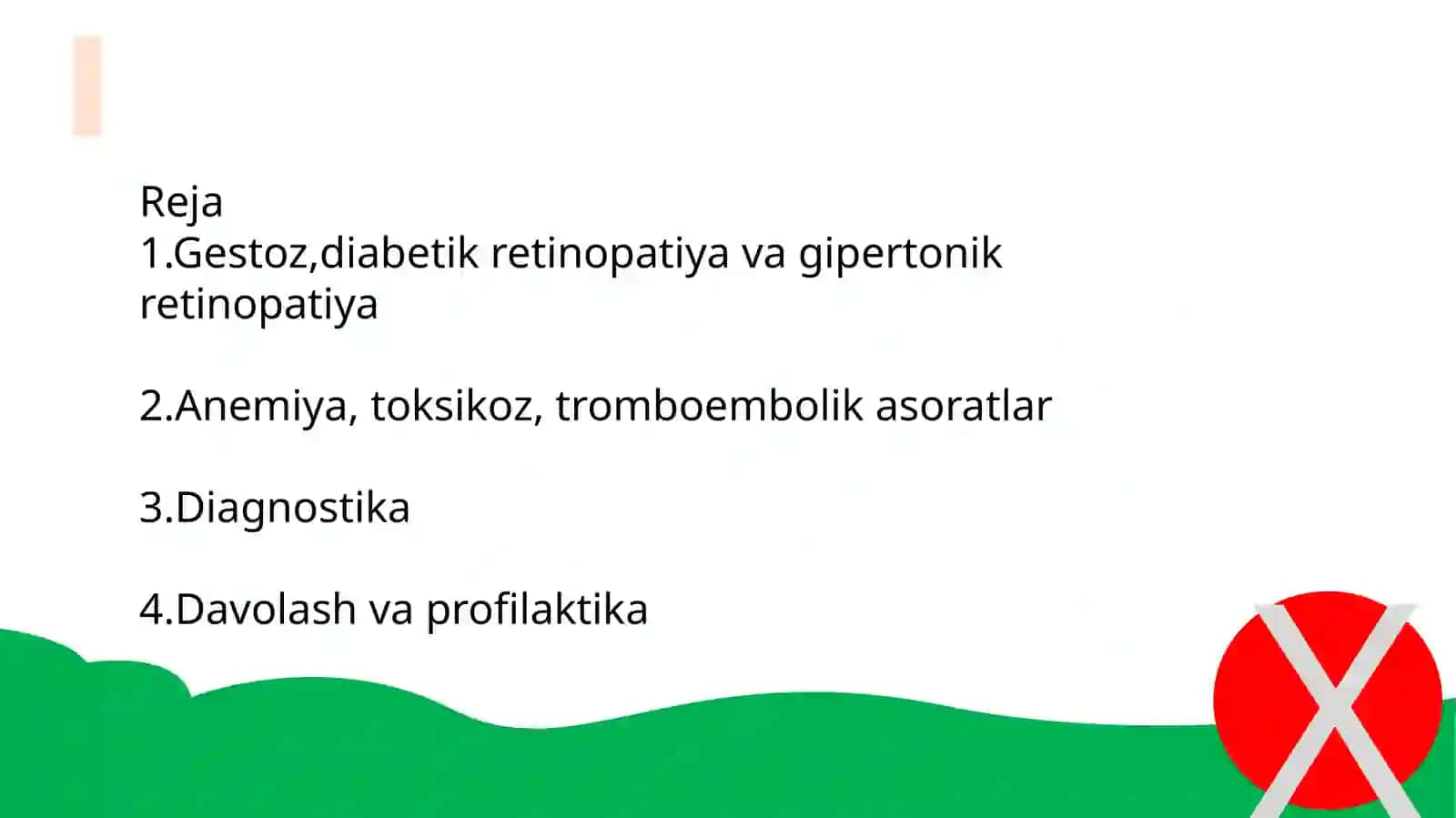 Gestoz, diabetik retinopatiya, gipertonik retinopatiya 2
