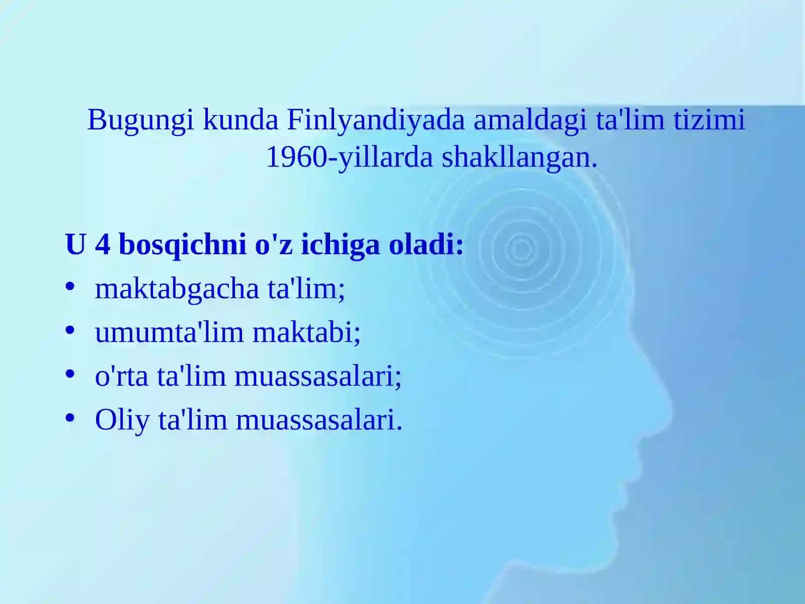 Finlyandiyada ta'lim tizimi 2