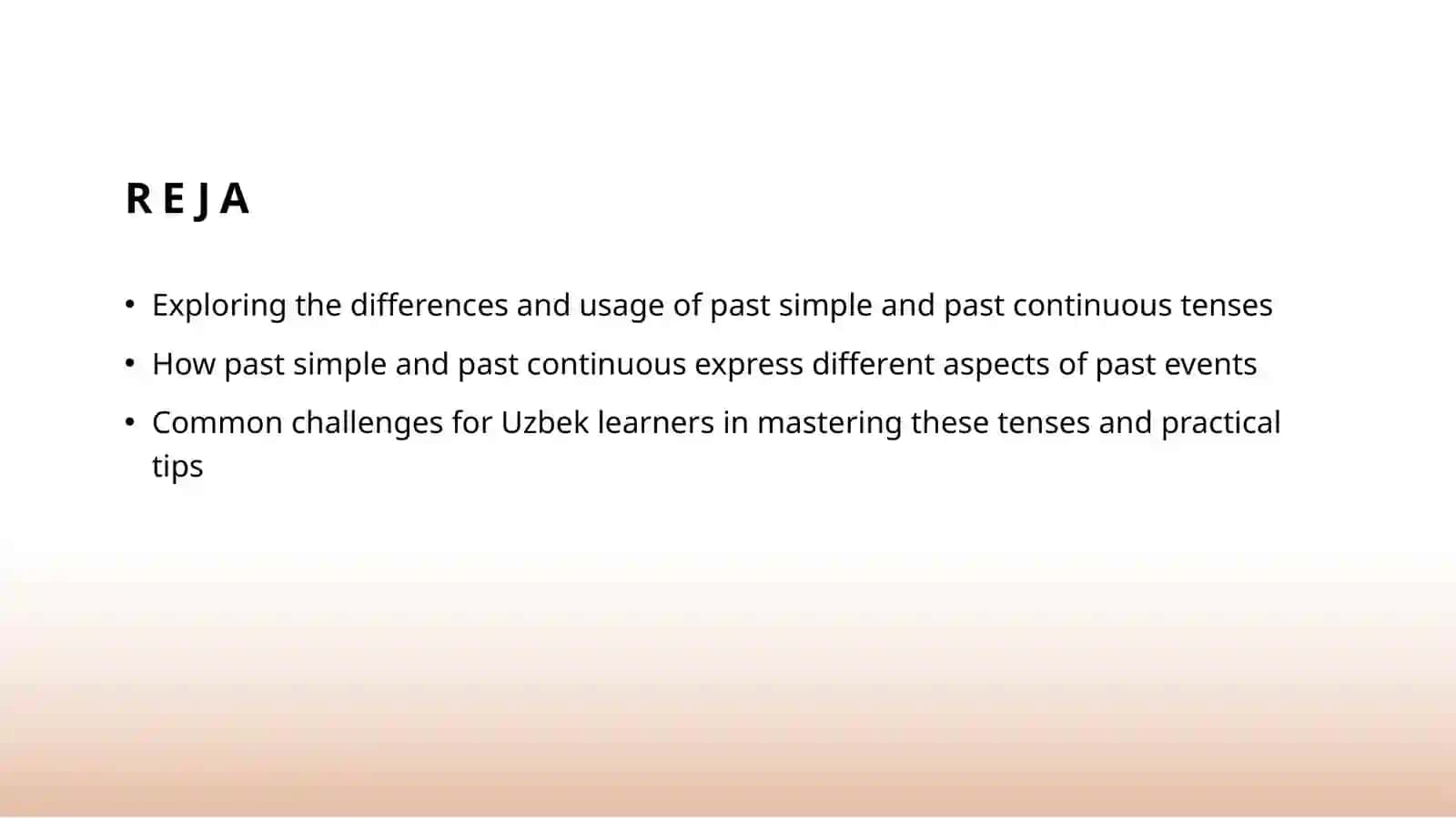 Past simple and past continuous 2