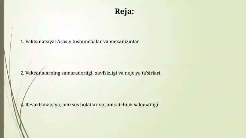 Vaksinatsiya va revaksinatsiya 2