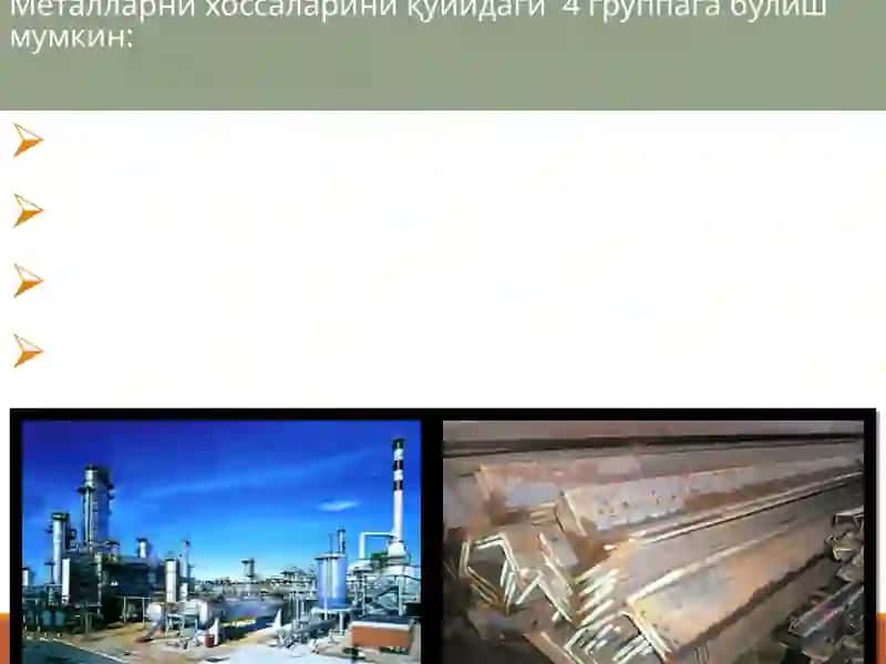 МЕТАЛЛ ВА КОТИШМАЛАРНИНГ ХОССАЛАРИ 2