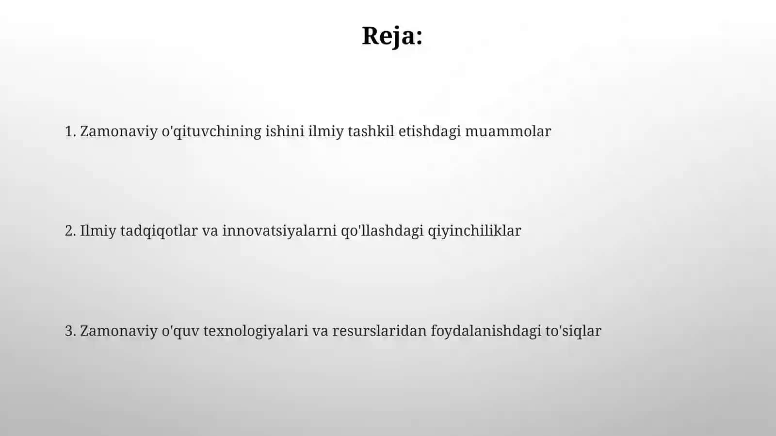 Zamonaviy o'qituvchining ishini ilmiy tashkil etishdagi muammolar 2