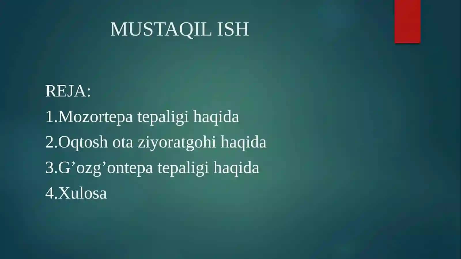 Mozortepa Tepaligi haqida 2