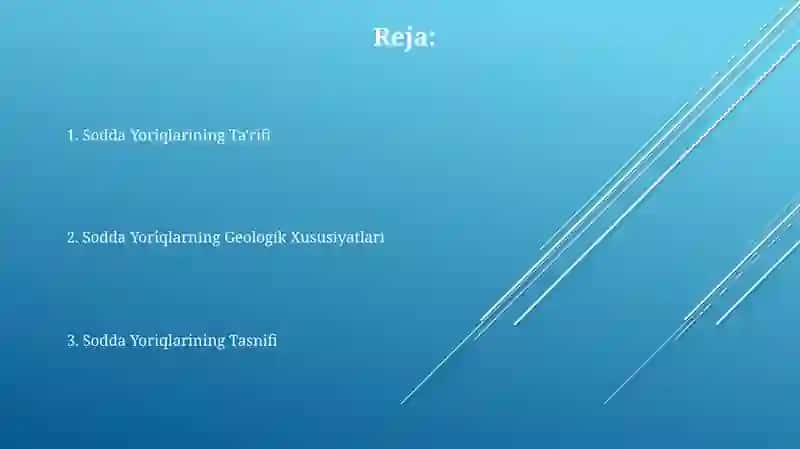 Sodda Yoriqlarining Ta'rifi 2