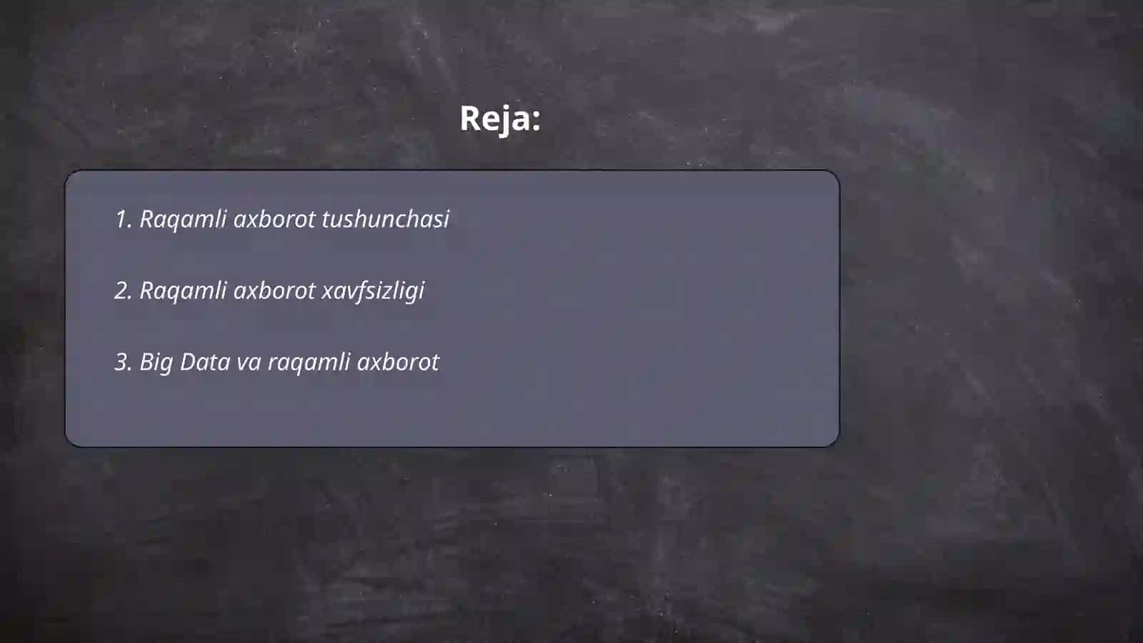 Raqamli axborot 2