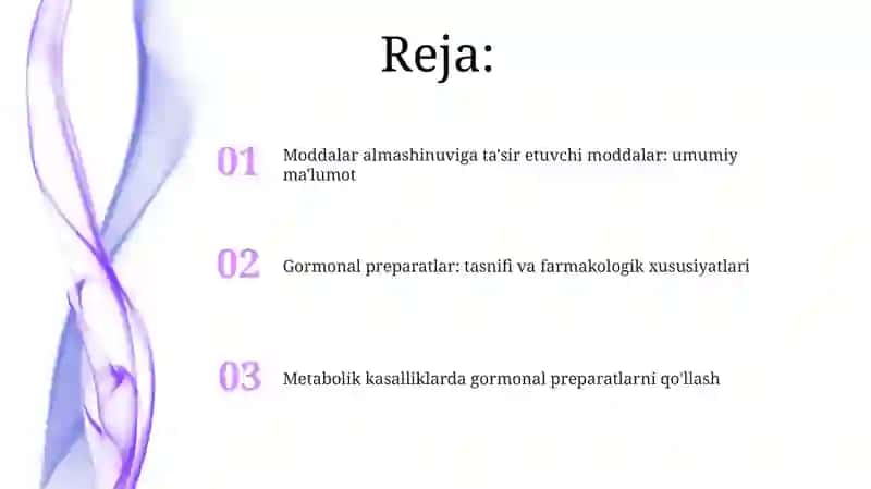 Gormonal preparatlar: tasnifi va farmakologik xususiyatlari 2