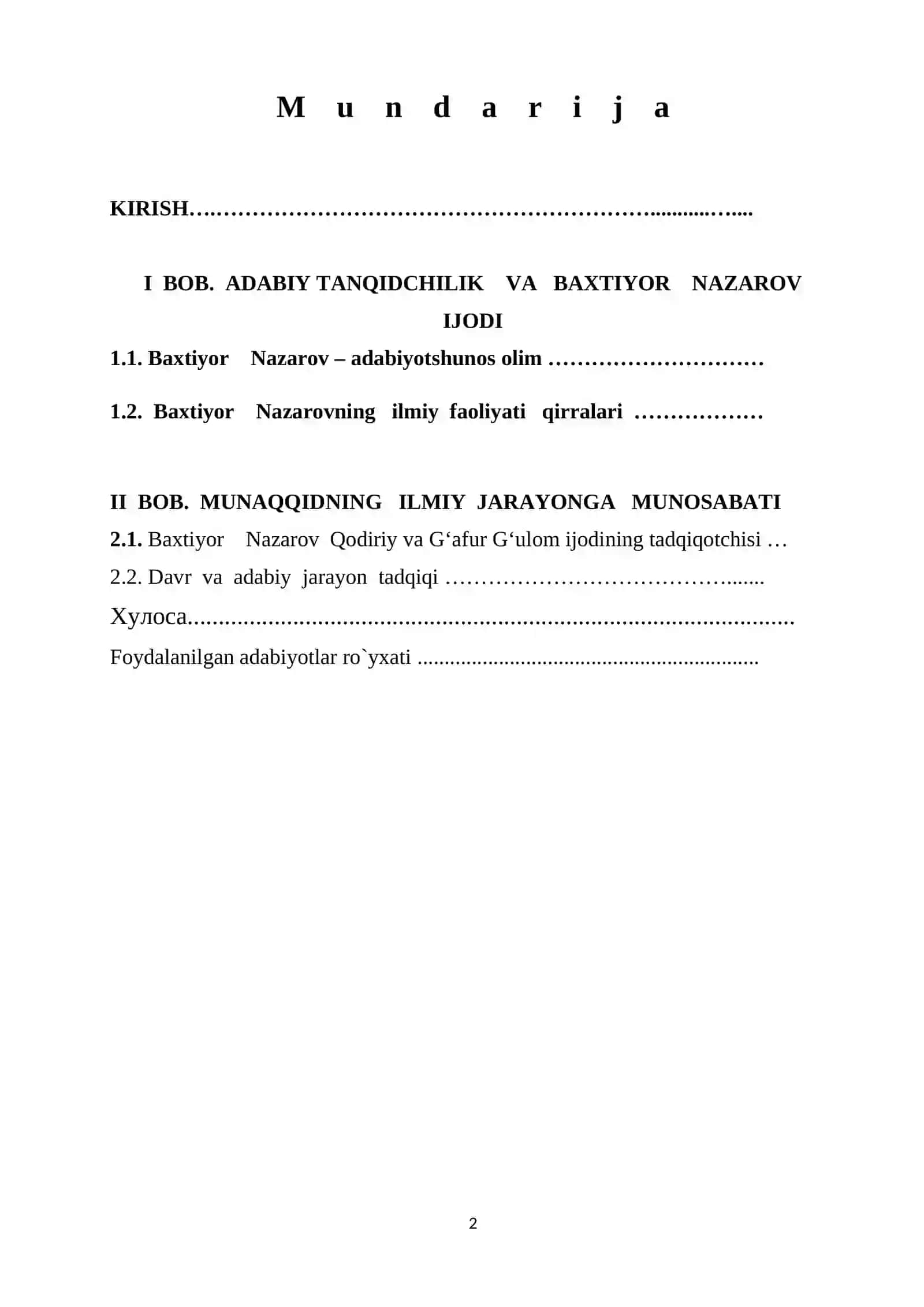 Adabiyotshunos va munaqqid 2