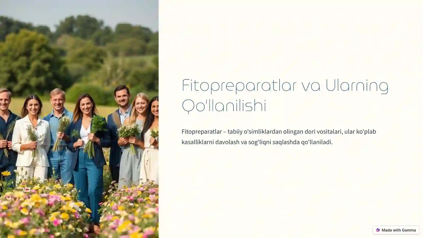 Fitopreparatlar va Ularning Qo'llanilishi 2