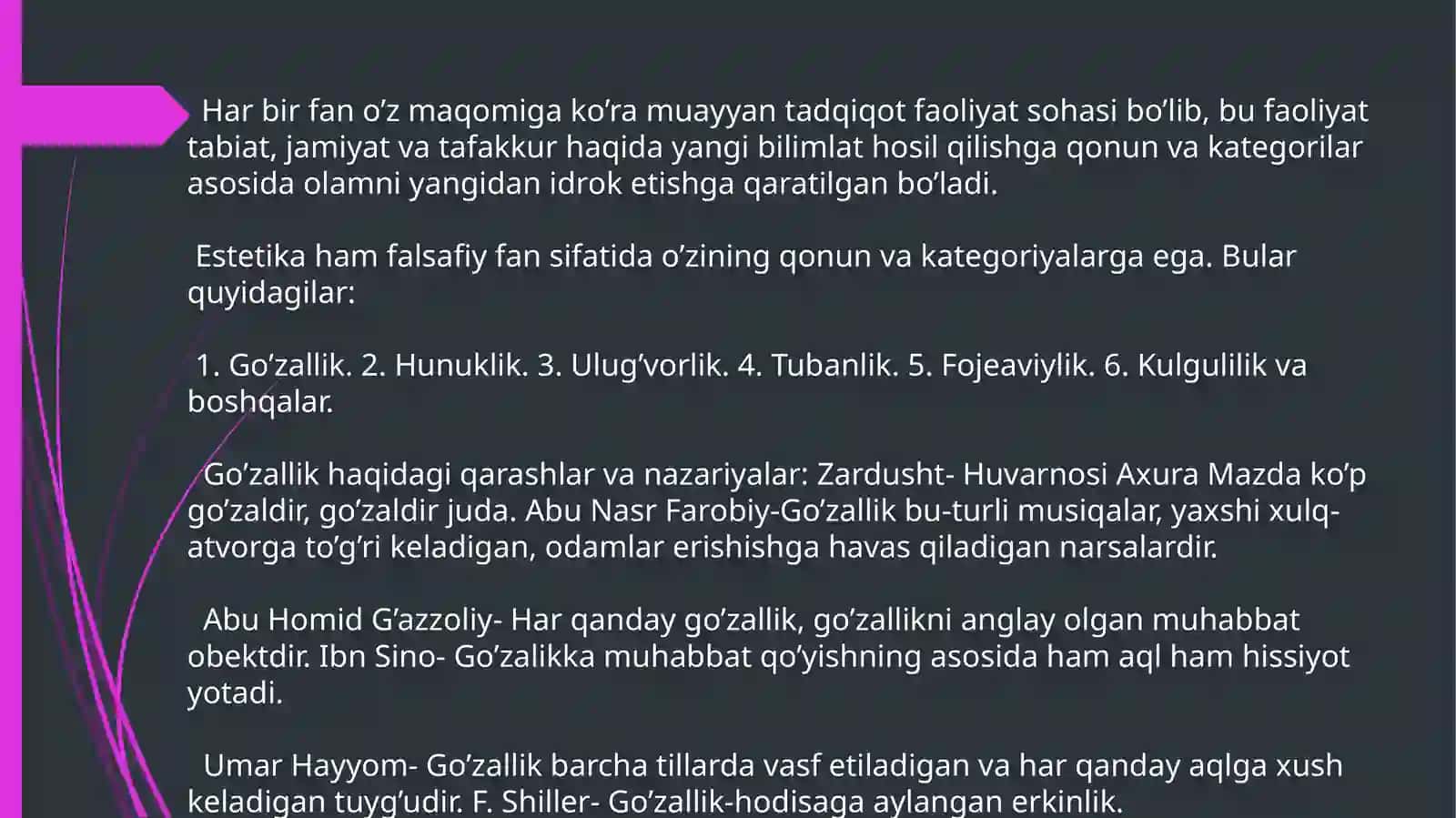 Etikaning mohiyati va ahamiyati. 2