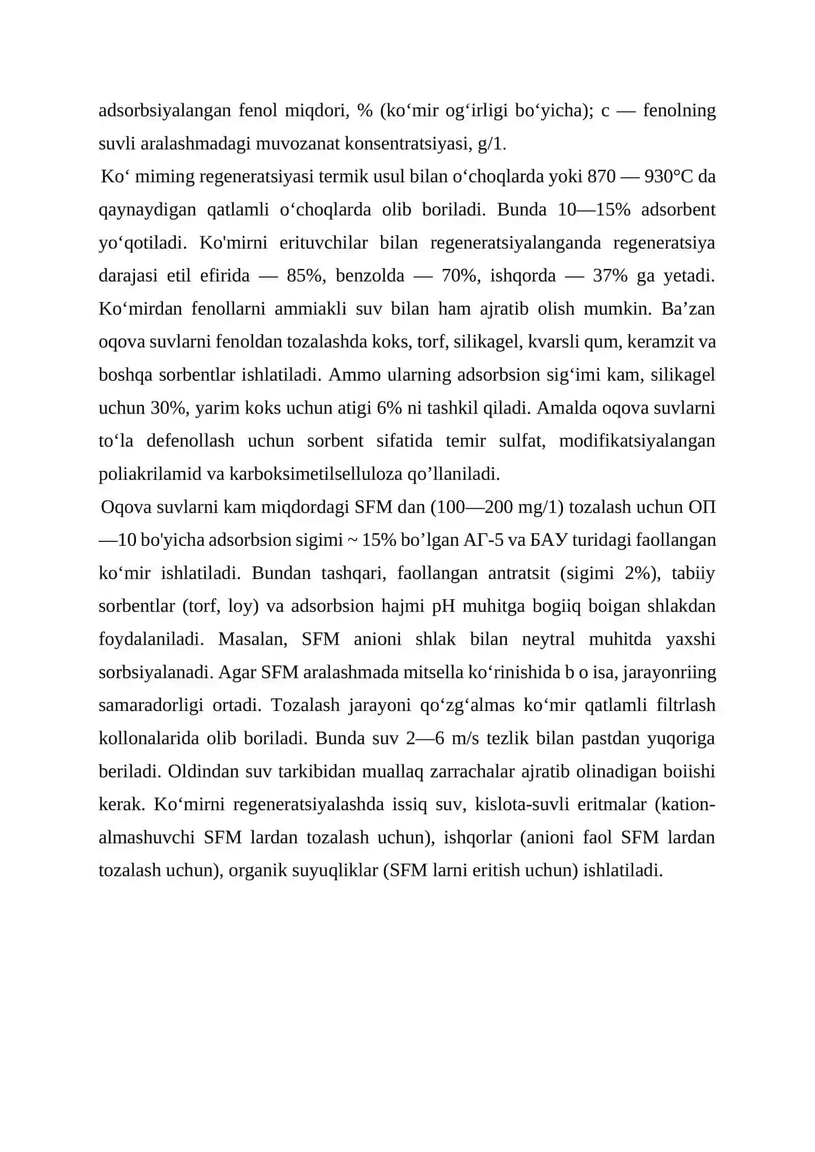Oqova suvlarni tozalash usullari 2