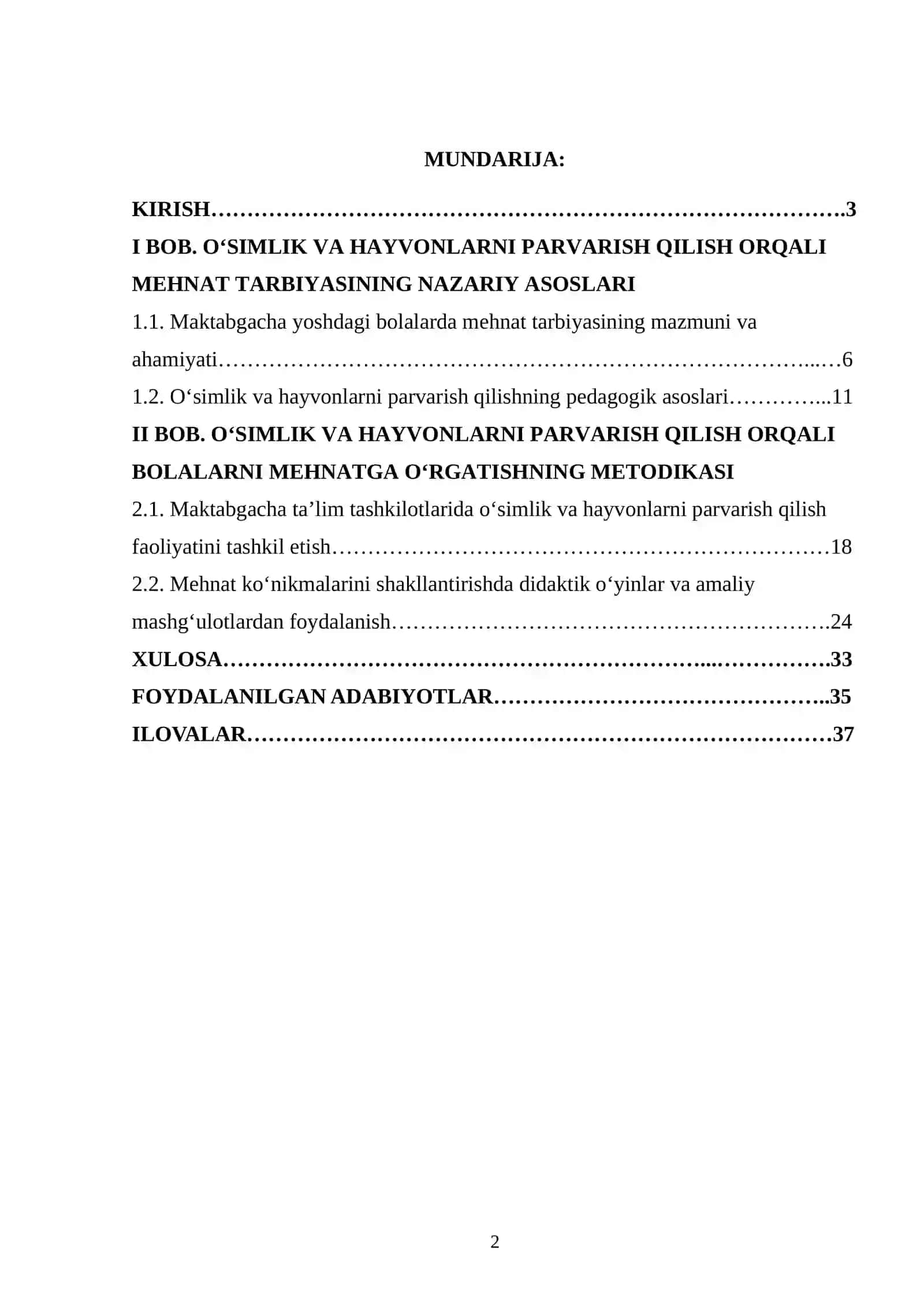 O‘simlik va hayvonlarni parvarish qilish orqali bolalarni mehnatga o‘rgatish 2