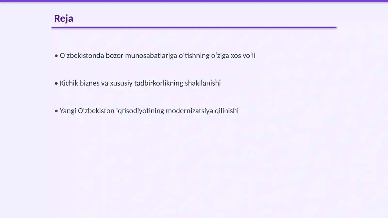 IQTISODIY ISLOHOTLAR, XUSUSIY MULKCHILIKNING SHAKLLANISHI 2