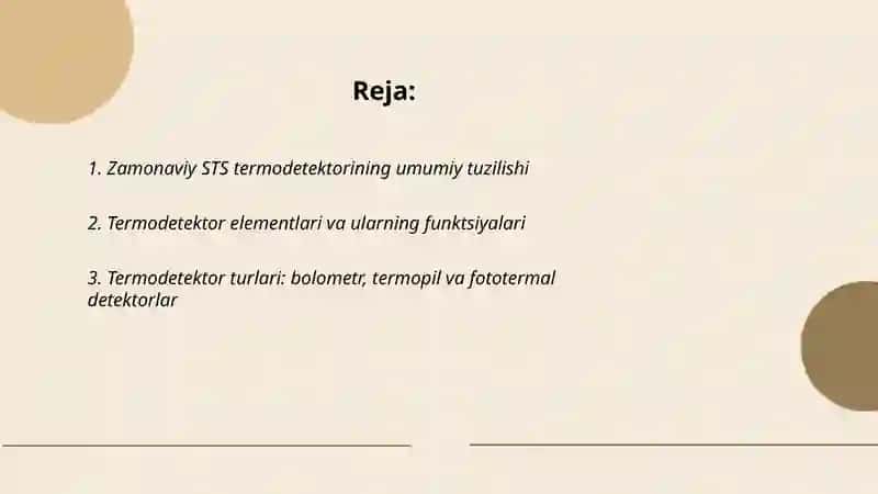 Zamonaviy STS termodetektori 2