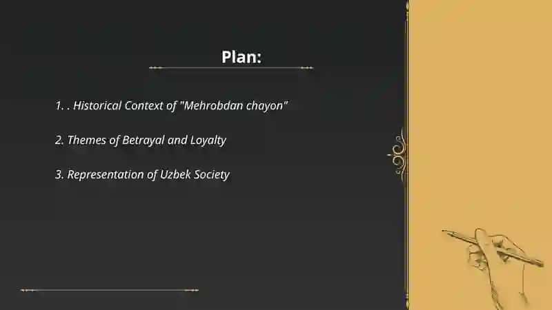 "Mehrobdan chayon" 2