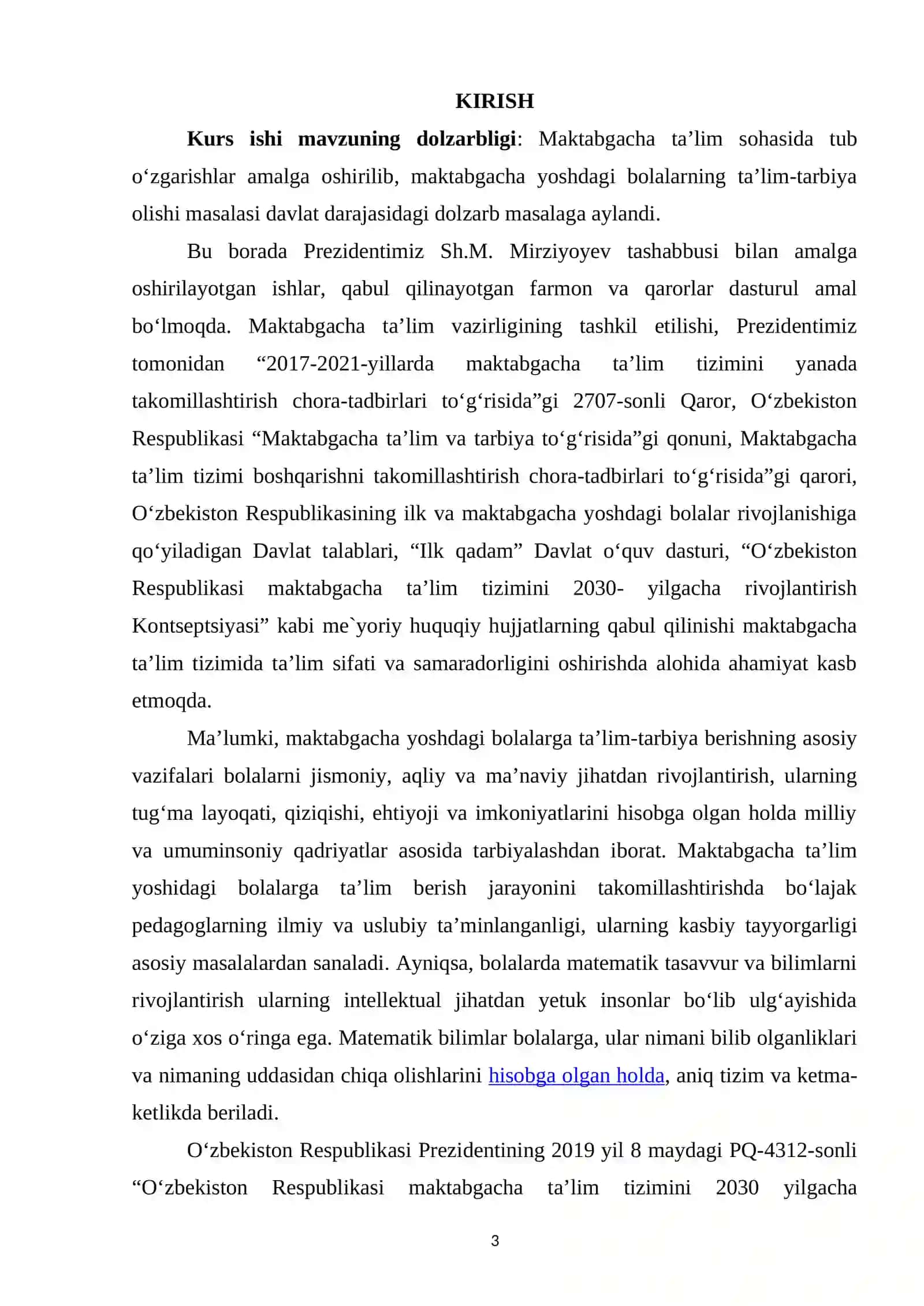 RIVOJLANTIRUVCHI TIL VA NUTQ MARKAZIDA PEDAGOGIK FAOLIYATNI LOYIHALASHTIRISH 2