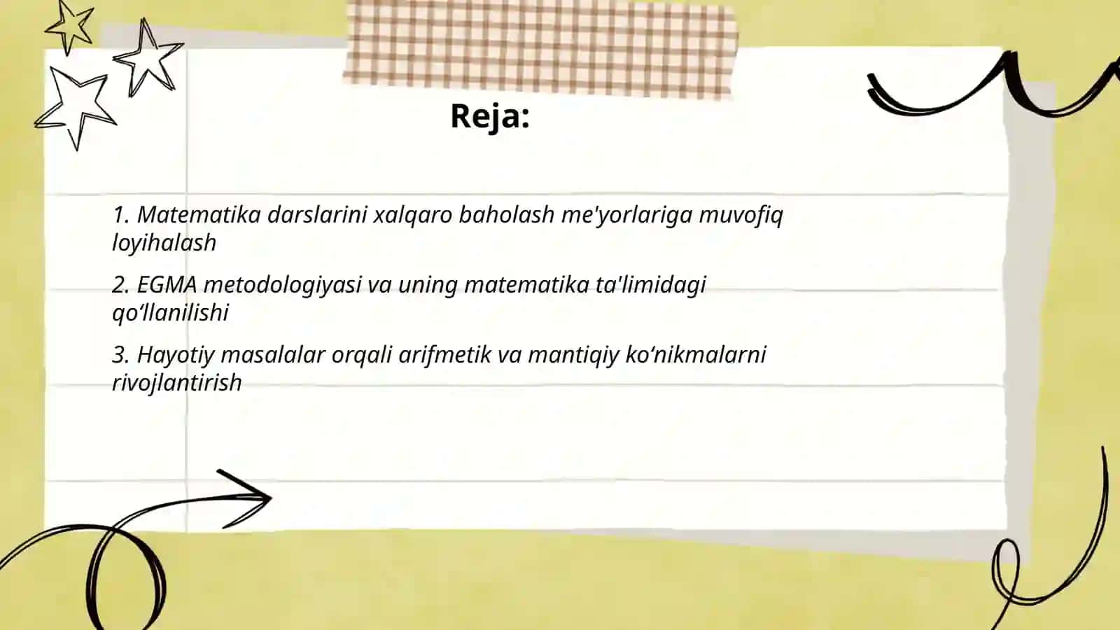Matematika darslarida xalqaro baholash 2