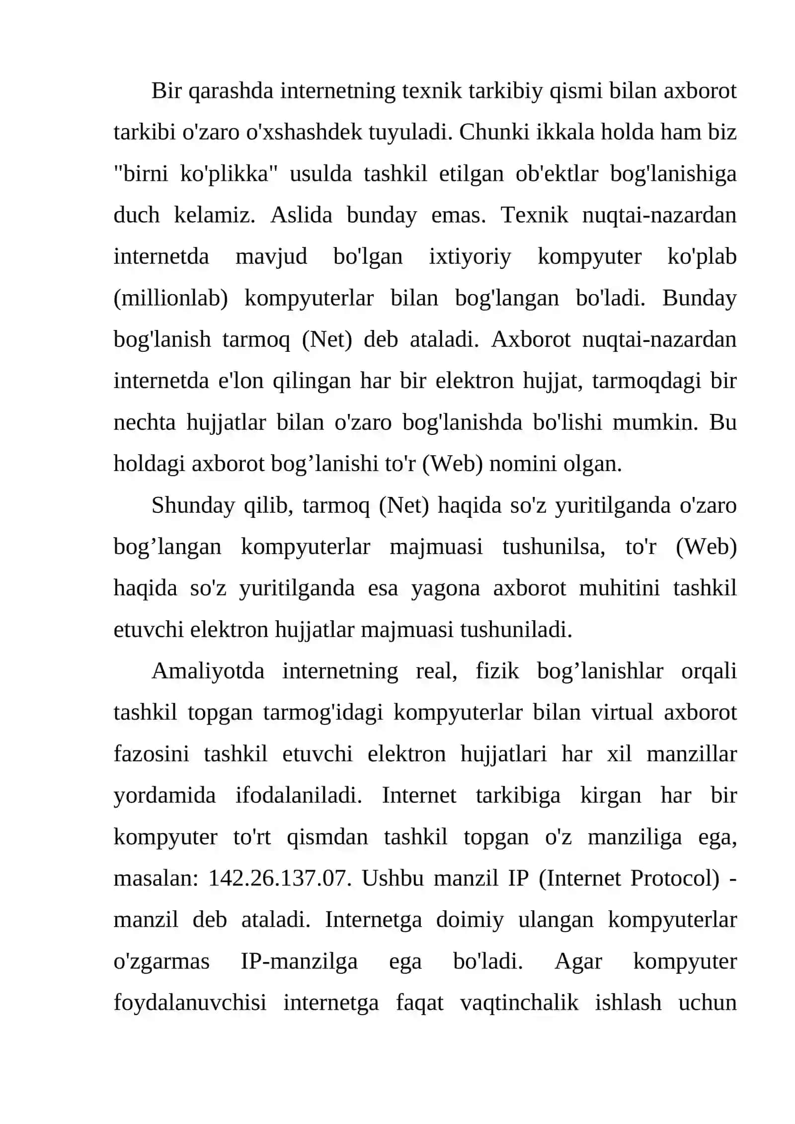 Kompyuter tarmoqlarining turlari 2