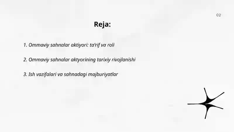 Ommaviy sahnalar aktiyori 2